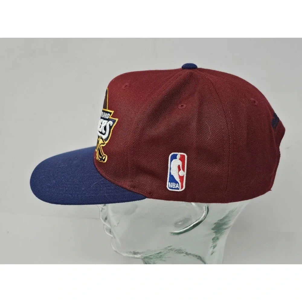Cleveland Cavaliers Hat Cap Snap Back Maroon Blue NBA Basketball Mens